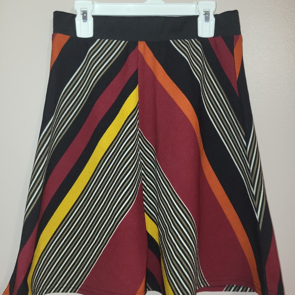 🌞 Contenta Striped Multicolor Skirt